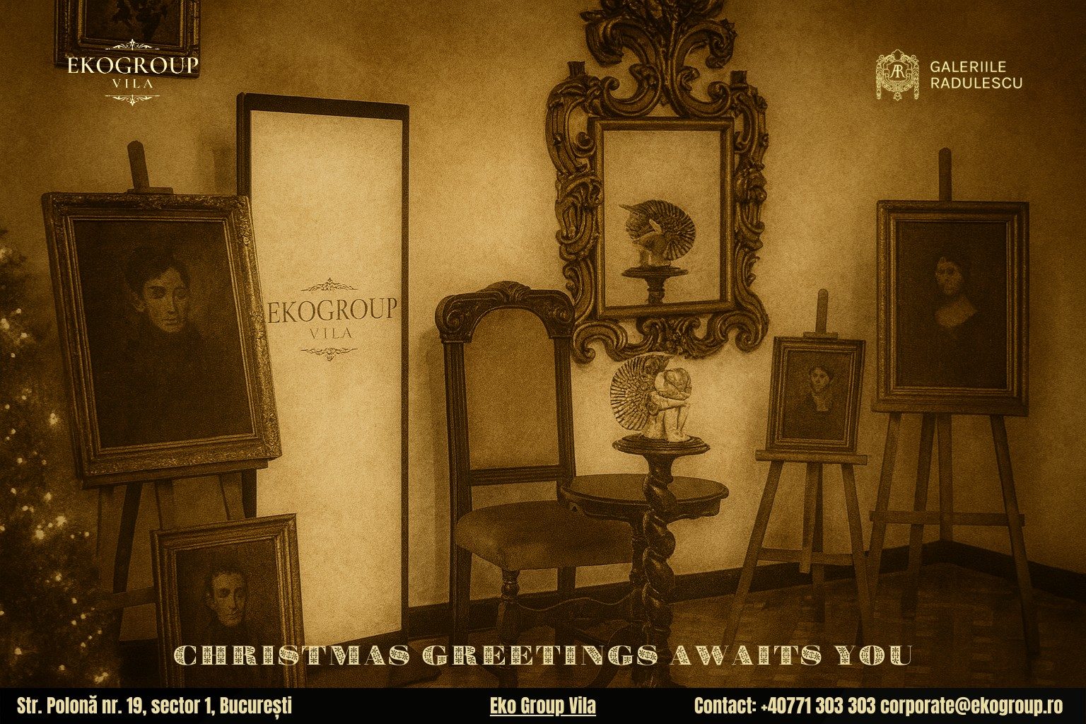 Urări de Crăciun cu parfum interbelic în cadrul spectaculosului Crăciunul anilor ’30 la Eko Group Vila 3 Urări de Crăciun cu parfum interbelic în cadrul spectaculosului Crăciunul anilor ’30 la Eko Group Vila